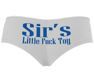 Sir's Little Fuck Toy - White Boyshort