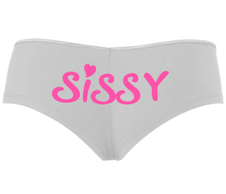 Sissy - White Boyshort