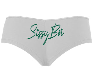 Sissy Boi - White Boyshort