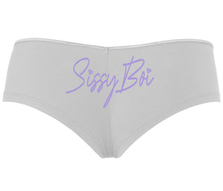 Sissy Boi - White Boyshort