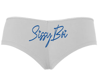 Sissy Boi - White Boyshort