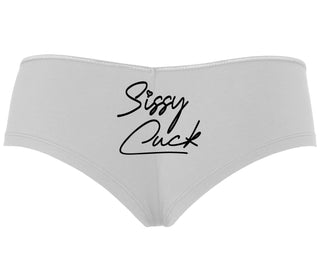 Sissy Cuck - White Boyshort