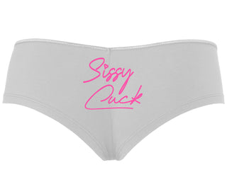 Sissy Cuck - White Boyshort
