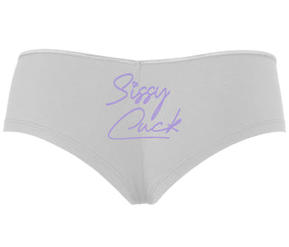 Sissy Cuck - White Boyshort
