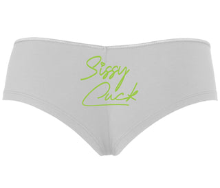 Sissy Cuck - White Boyshort