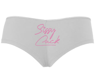Sissy Cuck - White Boyshort
