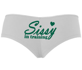 Sissy In Training - White Boyshort