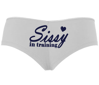 Sissy In Training - White Boyshort
