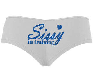 Sissy In Training - White Boyshort