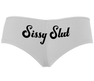 Sissy Slut - White Boyshort