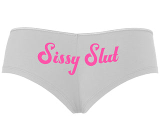 Sissy Slut - White Boyshort