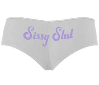 Sissy Slut - White Boyshort