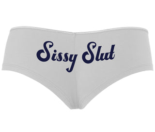 Sissy Slut - White Boyshort