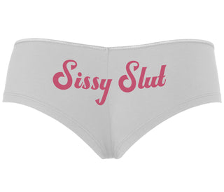 Sissy Slut - White Boyshort