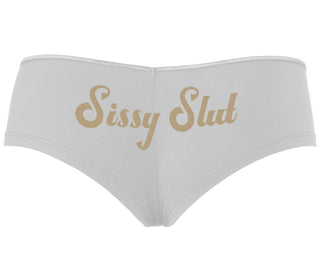 Sissy Slut - White Boyshort