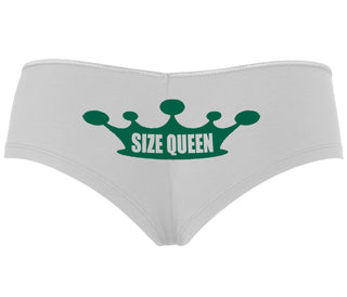 Size Queen - White Boyshort