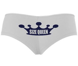 Size Queen - White Boyshort