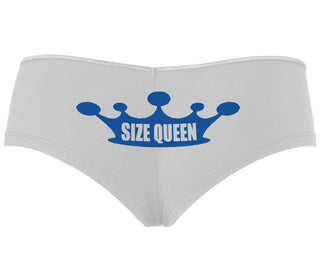 Size Queen - White Boyshort