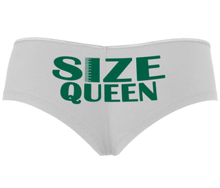 Size Queen - White Boyshort