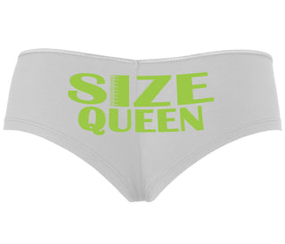 Size Queen - White Boyshort