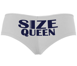 Size Queen - White Boyshort