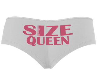 Size Queen - White Boyshort