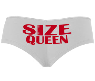 Size Queen - White Boyshort