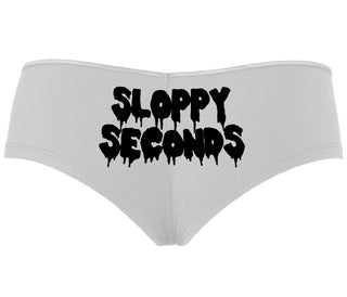 Sloppy Seconds - White Boyshort