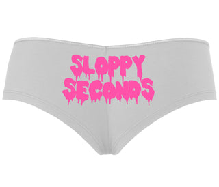 Sloppy Seconds - White Boyshort