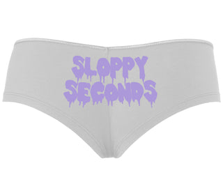 Sloppy Seconds - White Boyshort