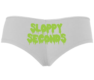 Sloppy Seconds - White Boyshort
