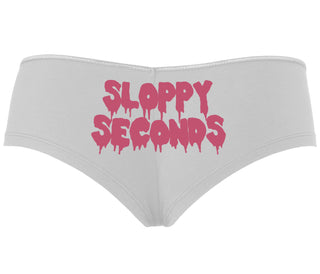Sloppy Seconds - White Boyshort