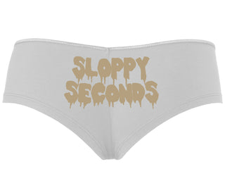 Sloppy Seconds - White Boyshort