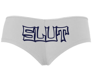 Slut - White Boyshort