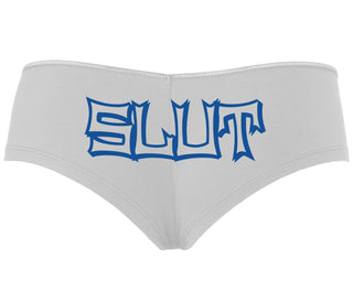 Slut - White Boyshort