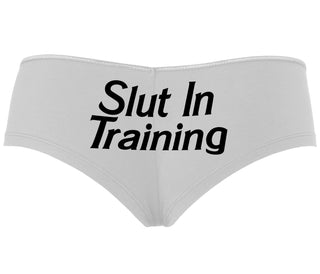 Slut In Training - White Boyshort