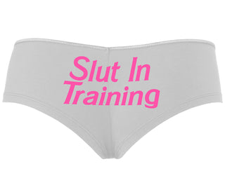 Slut In Training - White Boyshort