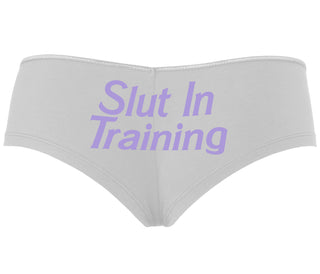 Slut In Training - White Boyshort