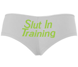Slut In Training - White Boyshort