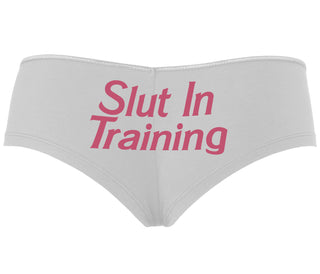 Slut In Training - White Boyshort