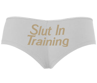 Slut In Training - White Boyshort