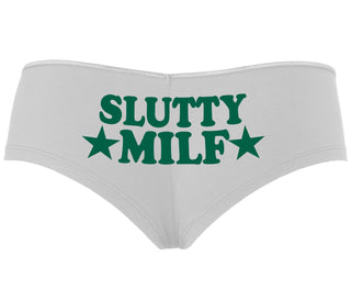 Slutty MILF - White Boyshort