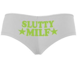 Slutty MILF - White Boyshort