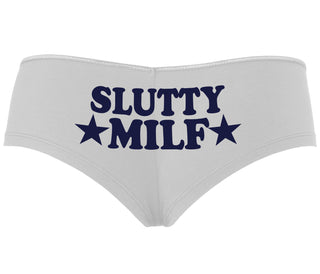 Slutty MILF - White Boyshort
