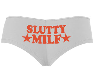 Slutty MILF - White Boyshort