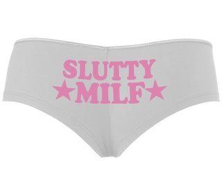 Slutty MILF - White Boyshort