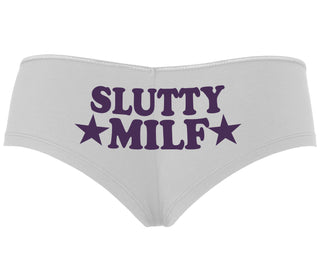 Slutty MILF - White Boyshort
