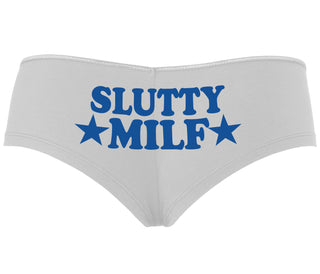 Slutty MILF - White Boyshort