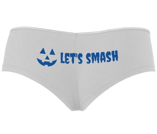 Let's Smash Pumpkins - White Boyshort