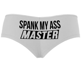 Spank My Ass Master - White Boyshort